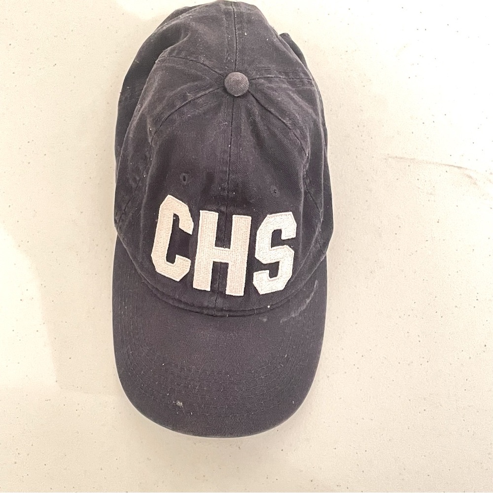 Baseball cap CHS (Charleston South Carolina) navy blue and white